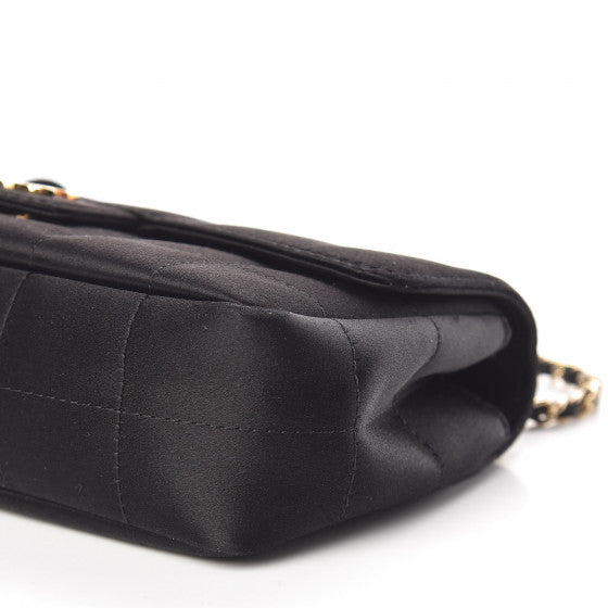 Chanel Camellia Chocolate Bar Mini Flap