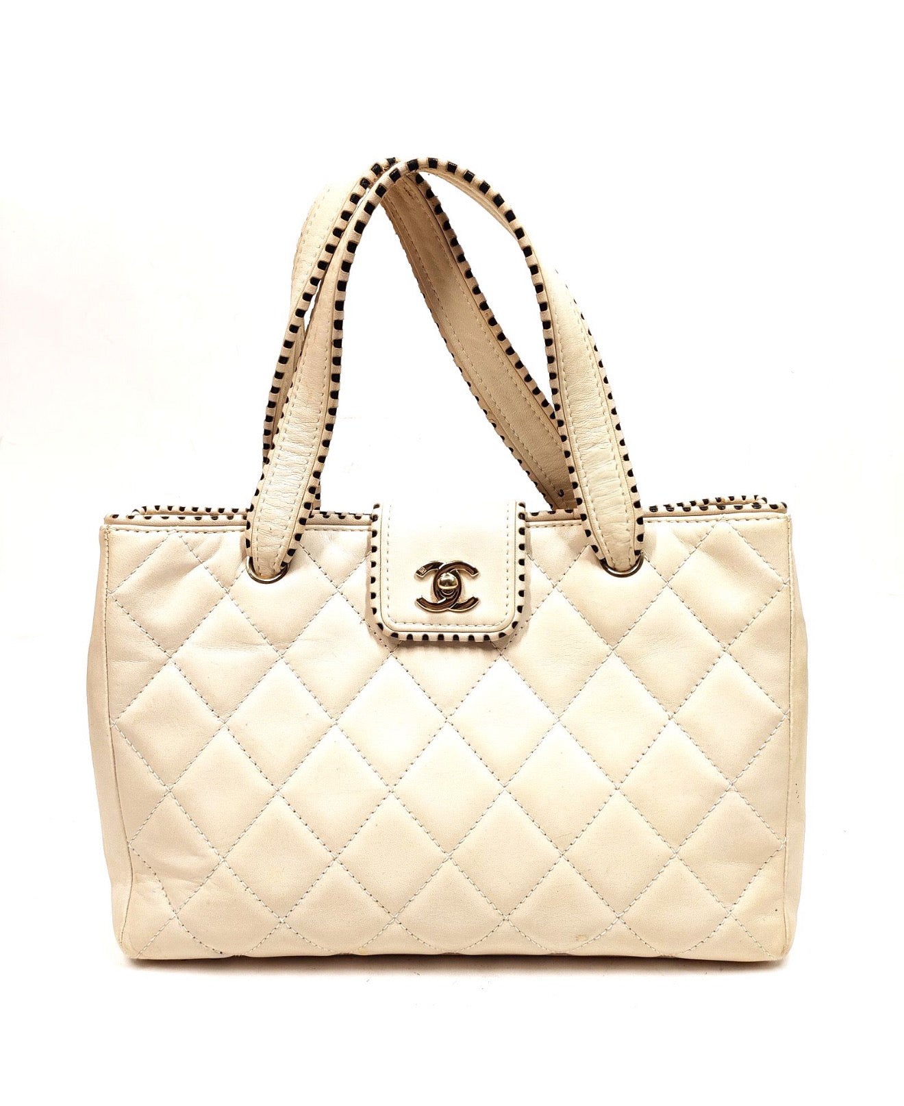 Chanel Whip Stitch Tote- Rare
