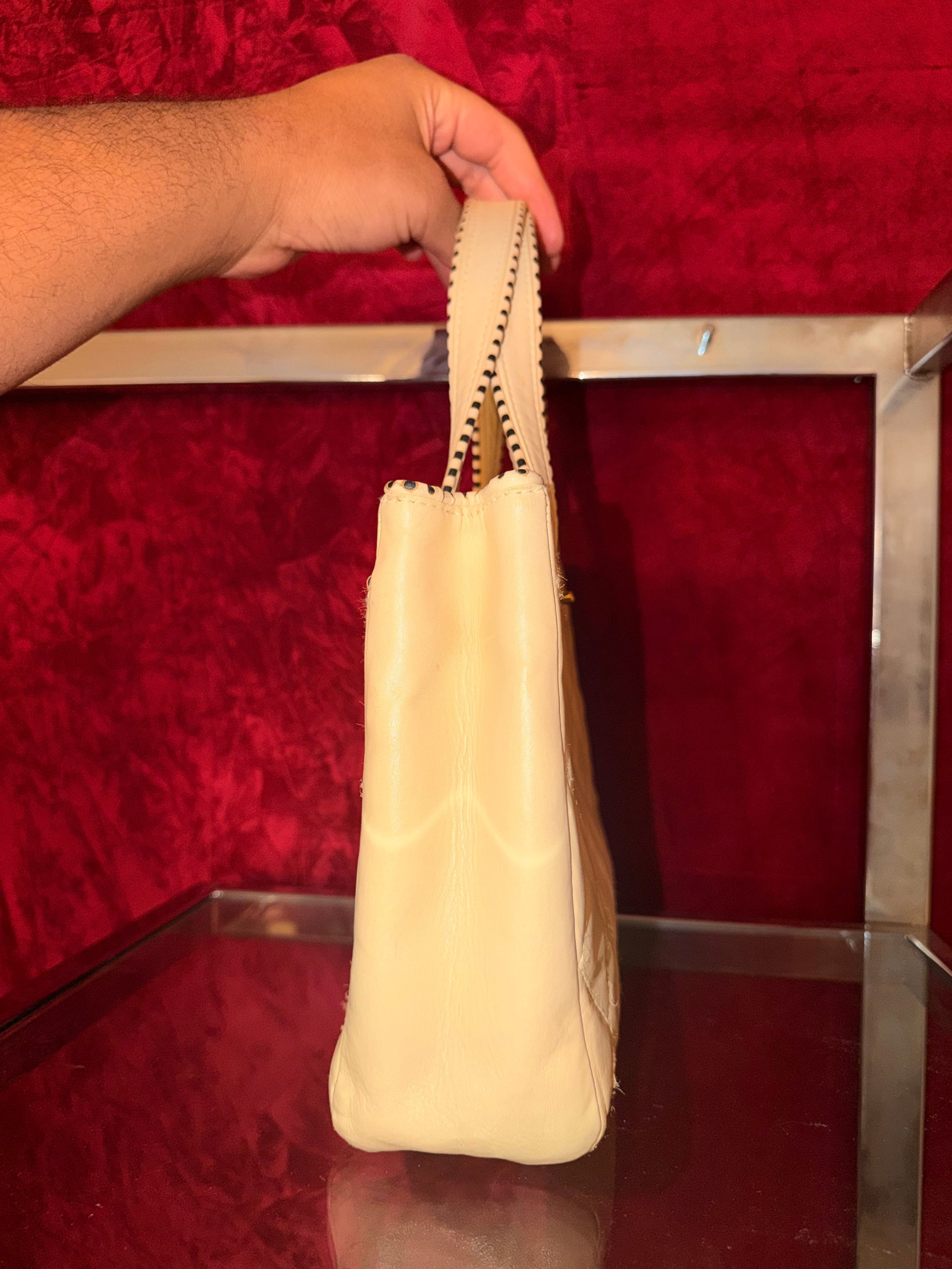 Chanel Whip Stitch Tote- Rare