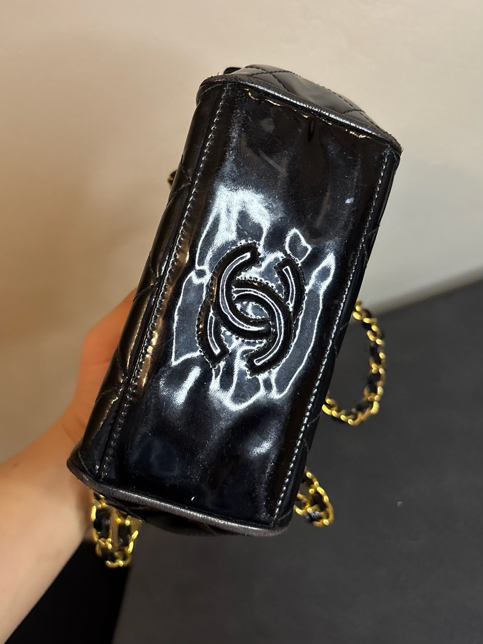 Chanel Mini Patent Tote *Rare*