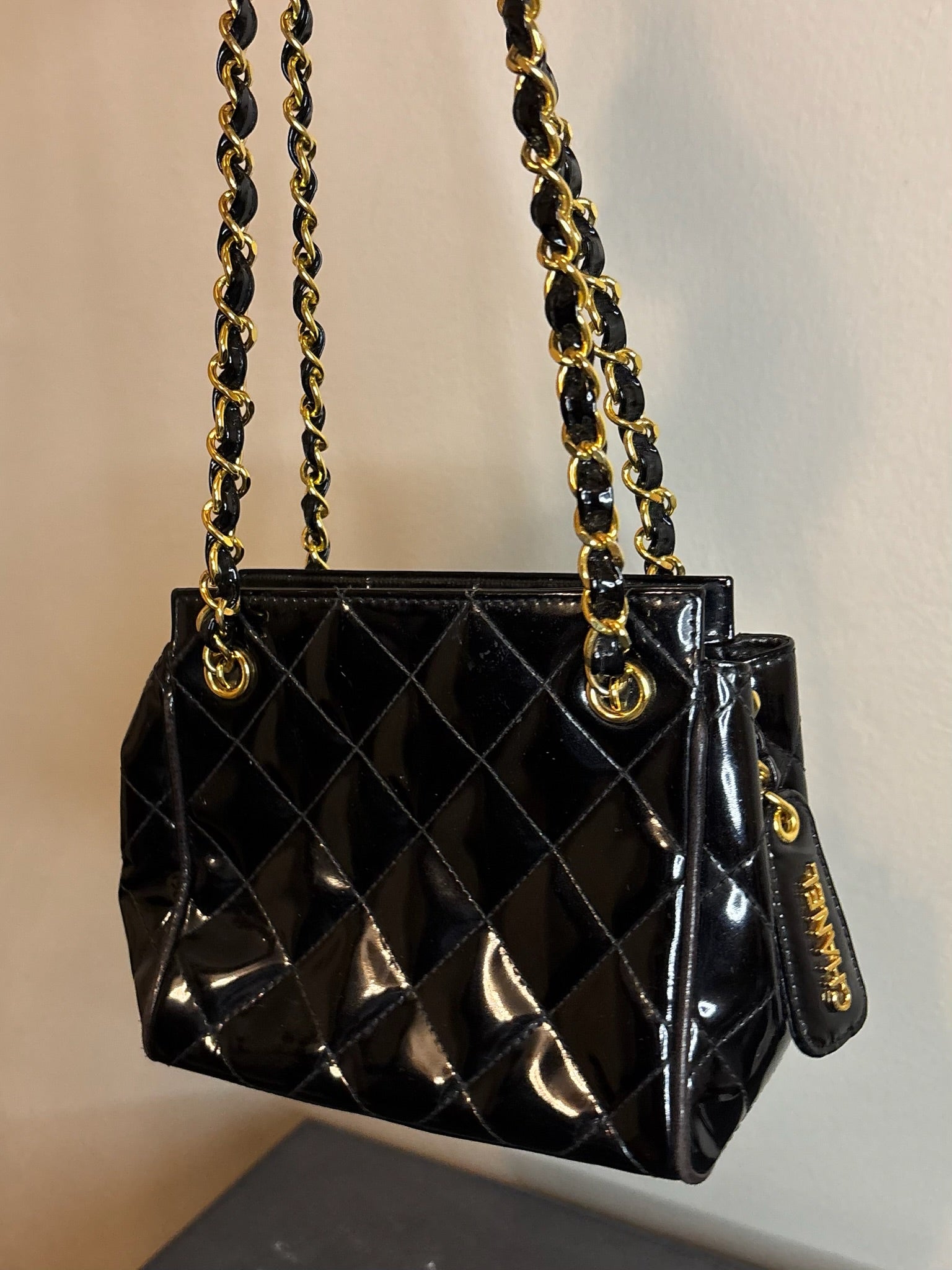 Chanel Mini Patent Tote *Rare*