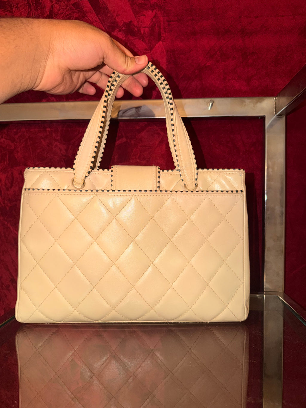 Chanel Whip Stitch Tote- Rare
