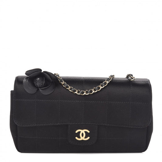Chanel Camellia Chocolate Bar Mini Flap