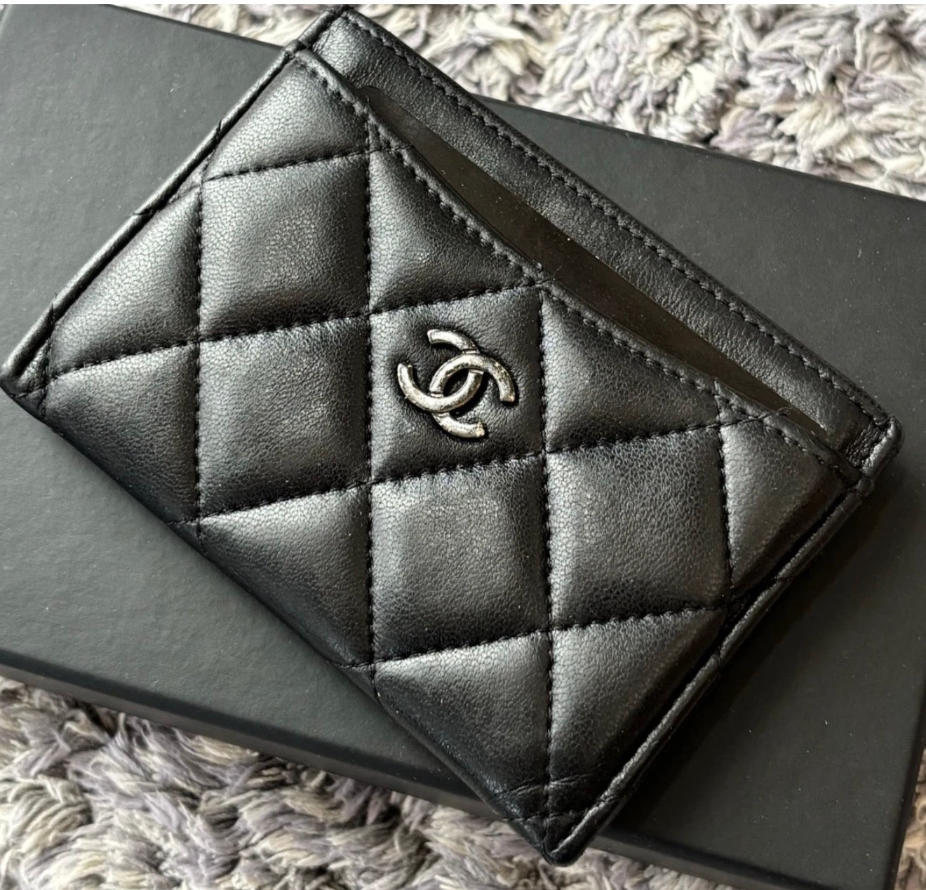 Chanel “So Black” Cardholder - Rare