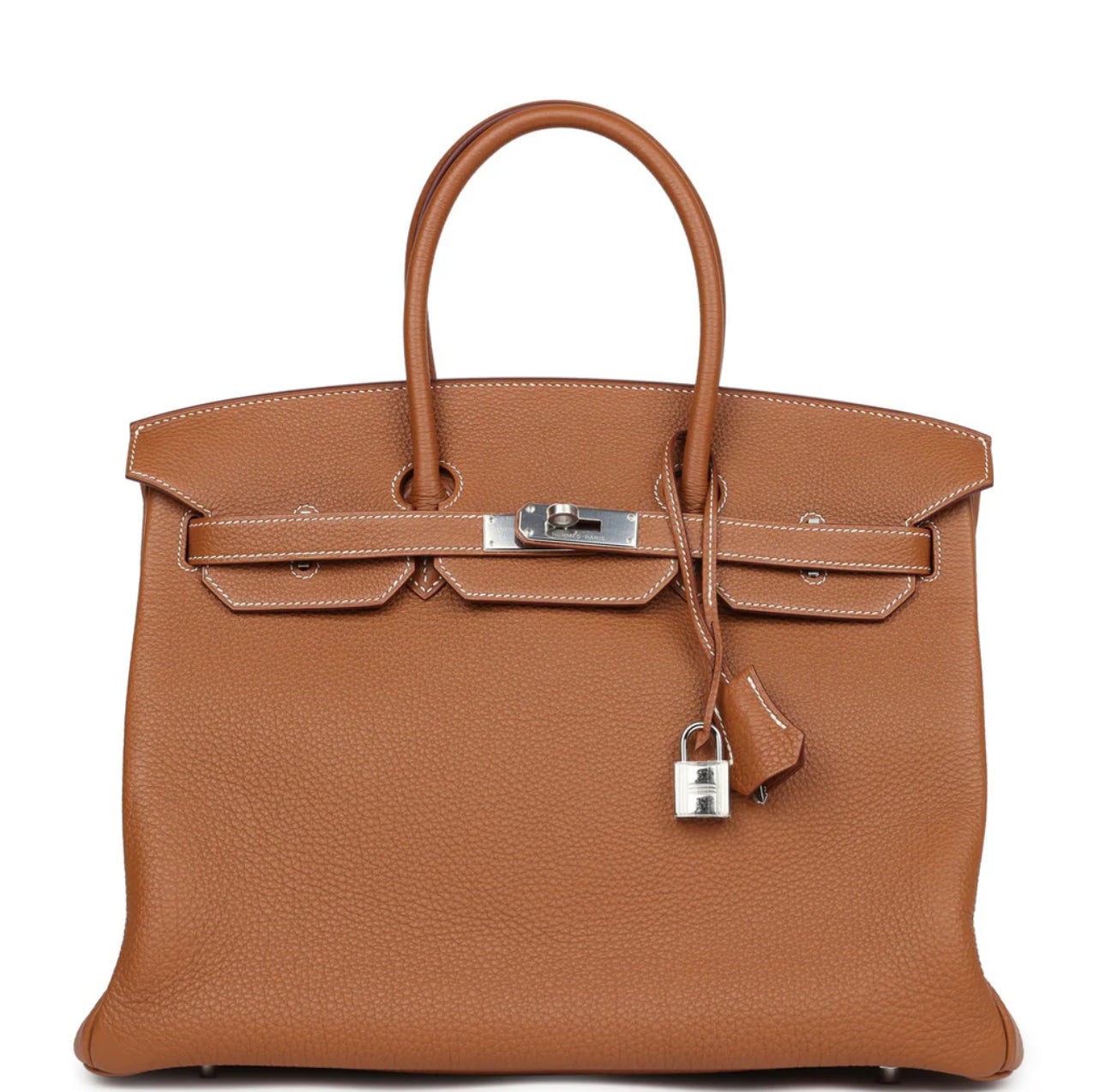 Hermès Birkin 35 in Gold Togo with Palladium Hardware