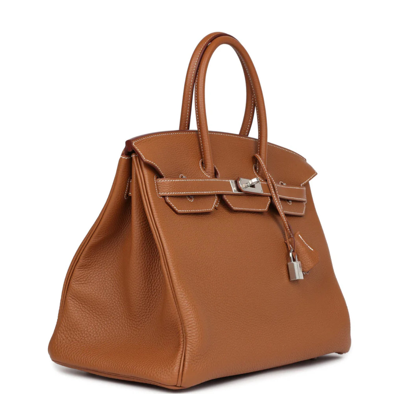 Hermès Birkin 35 in Gold Togo with Palladium Hardware