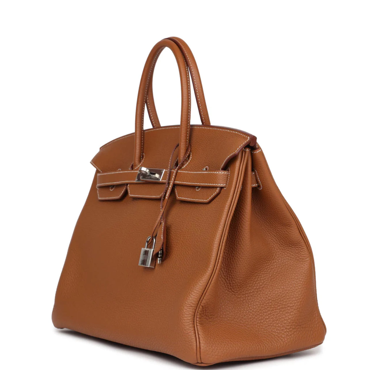 Hermès Birkin 35 in Gold Togo with Palladium Hardware